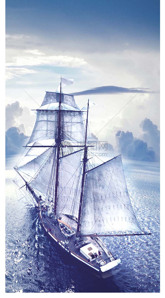 海上帆船手机壁纸图片