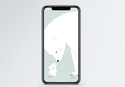 北极熊手机壁纸高清图片