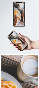咖啡甜点手机壁纸图片