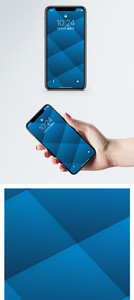 蓝色高端背景手机壁纸图片