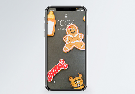 姜饼小人手机壁纸高清图片