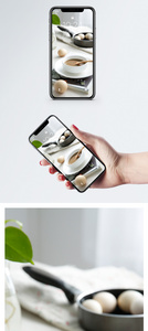 ins风美味早餐手机壁纸图片