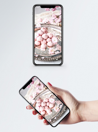 粉红小甜品手机壁纸图片