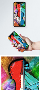 色彩涂鸦手机壁纸图片