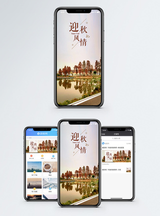 秋天手机海报配图图片