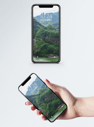 武夷山天游峰武夷山风景手机壁纸模板