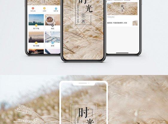 时光荏苒手机海报配图图片