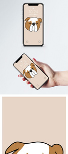 可爱卡通狗手机壁纸图片