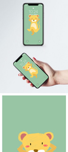 卡通老虎手机壁纸图片