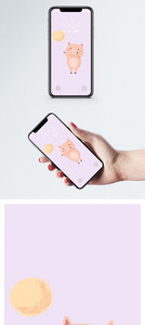 可爱小猪手机壁纸图片