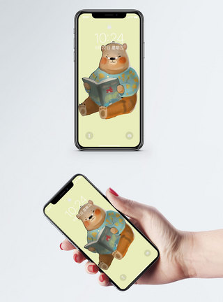 可爱小熊手机壁纸图片