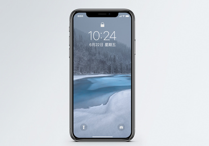 雪山湖泊手机壁纸高清图片