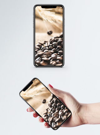 咖啡豆手机壁纸图片