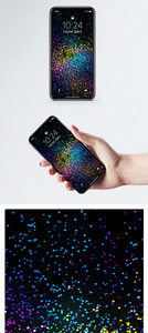 炫彩科技粒子手机壁纸图片
