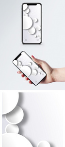 抽象气泡素材手机壁纸图片