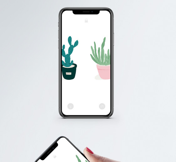 小盆栽手机壁纸图片