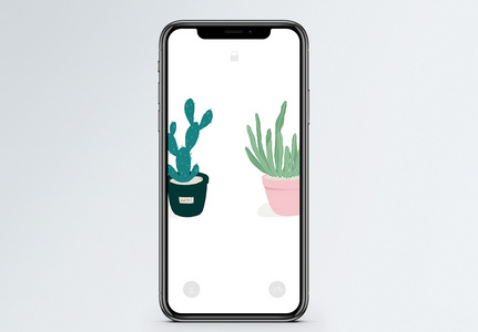 小盆栽手机壁纸图片