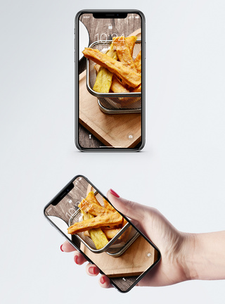 油炸红薯手机壁纸图片