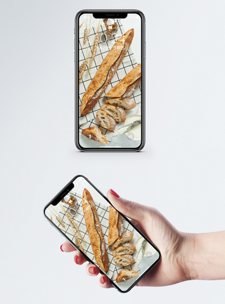 西餐面包手机壁纸图片