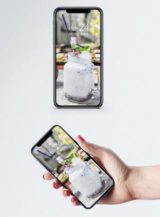 奥力奥椰奶冰手机壁纸图片