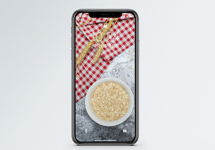 营养麦片手机壁纸高清图片
