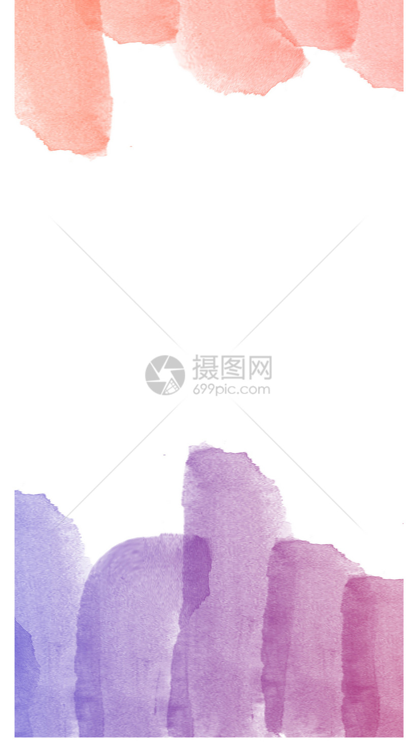 水彩背景手机壁纸模板素材 正版图片 摄图网