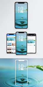 白露手机海报配图图片