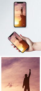 登上山顶手机壁纸图片