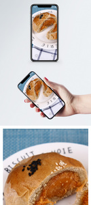 夹心面包手机壁纸图片