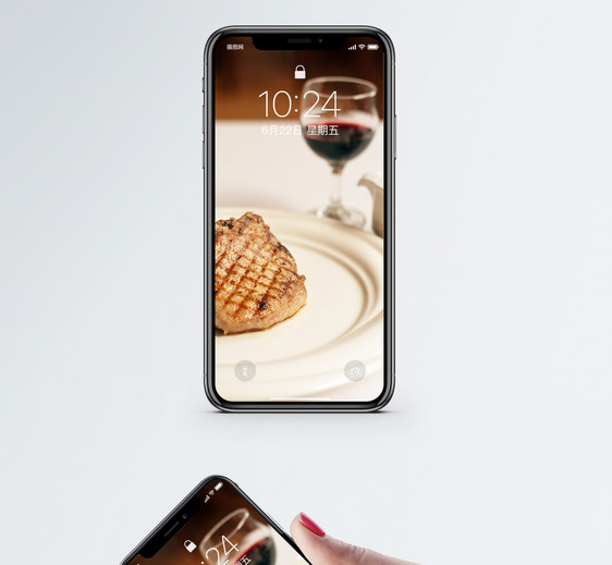牛排手机壁纸图片