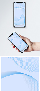 线条背景手机壁纸图片
