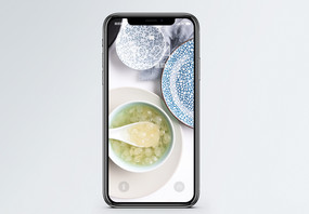 甜品皂角米手机壁纸图片