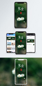寒露节气手机配图海报图片