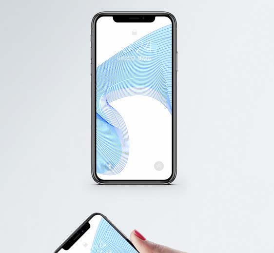 线条背景手机壁纸图片