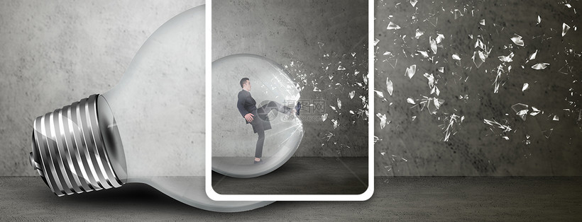 冲破桎梏手机海报配图