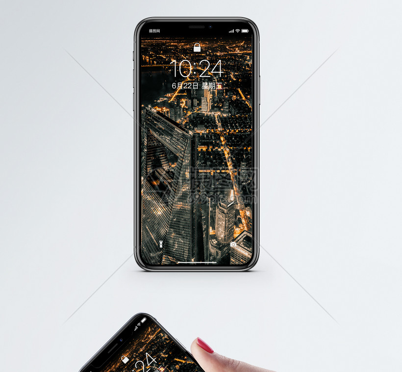 上海城市夜景手机壁纸模板素材 正版图片 摄图网 上海城市夜景手机壁纸模板素材 正版图片 摄图网