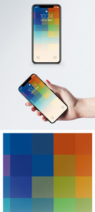 渐变色彩手机壁纸图片