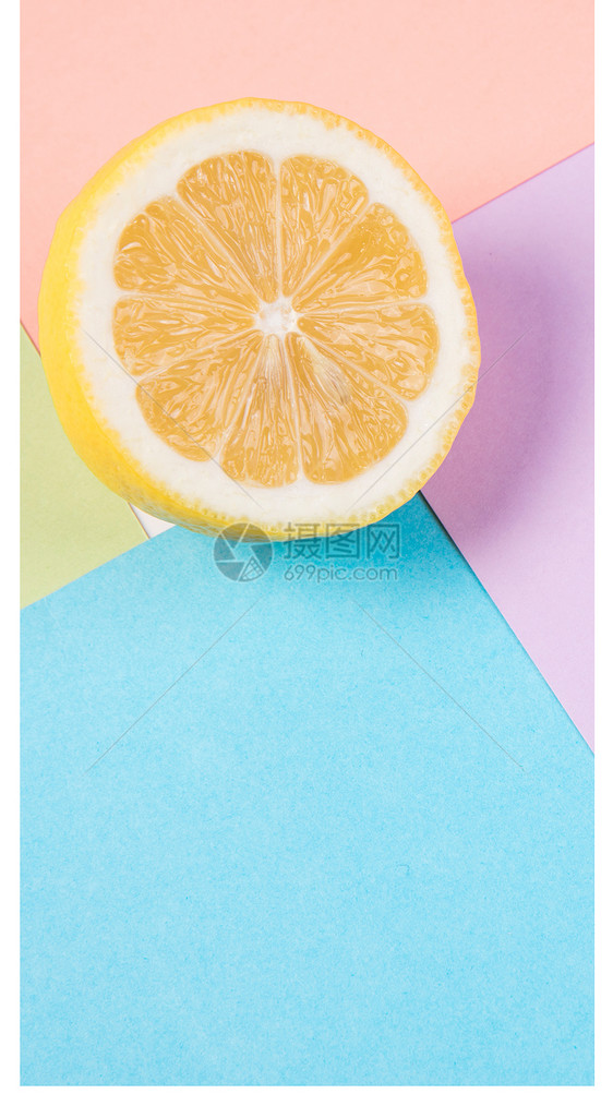 小清新橙子手机壁纸图片