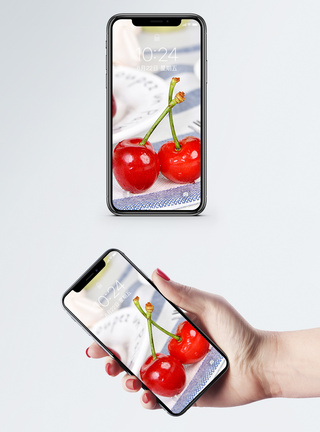 樱桃水果手机壁纸图片