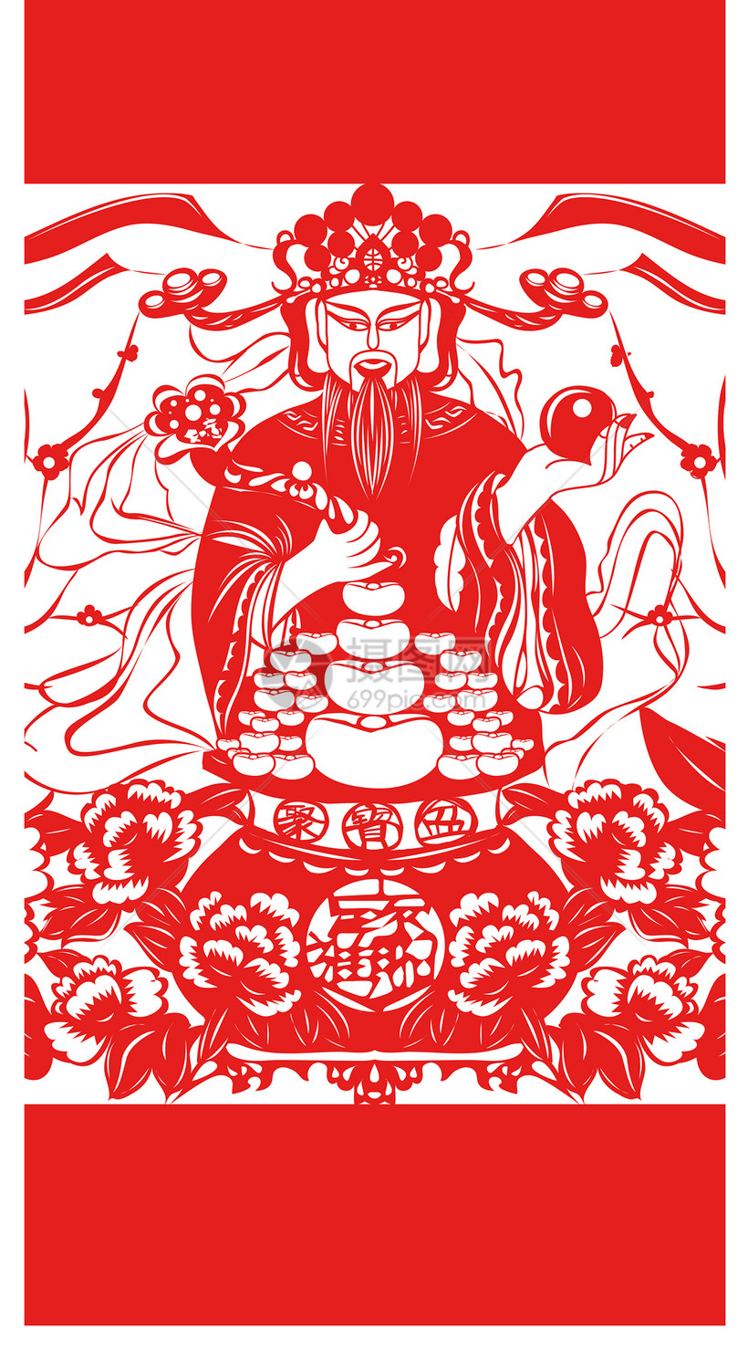 财神爷手机壁纸