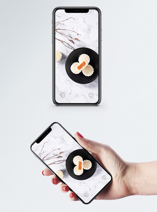 冰皮月饼手机壁纸图片