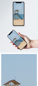海边游玩手机壁纸图片