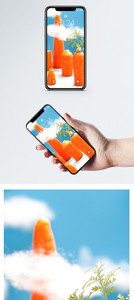 创意萝卜手机壁纸图片