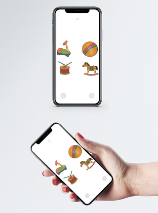 儿童玩具手机壁纸图片