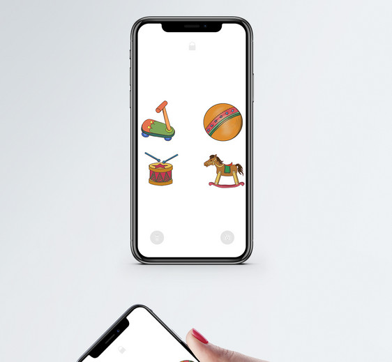 儿童玩具手机壁纸图片