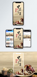 中医养生手机海报配图图片