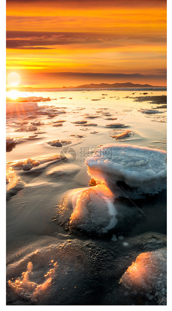 海冰风景手机壁纸图片