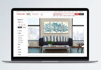 装饰壁画电商淘宝详情页图片