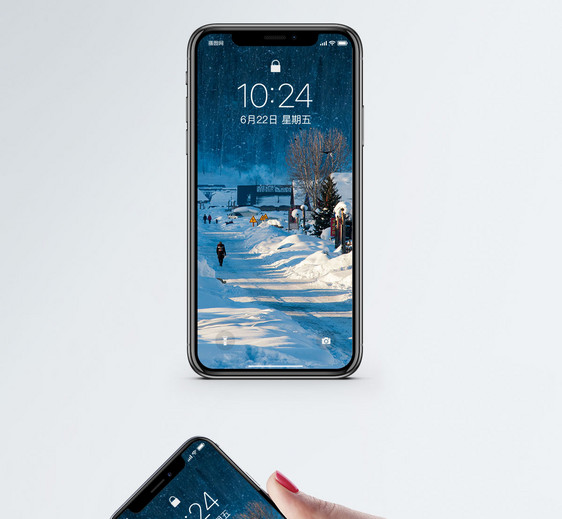 雪景手机壁纸图片