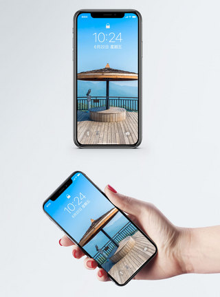 酒店露台手机壁纸图片